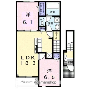 モルゲンロート【2階】の間取り