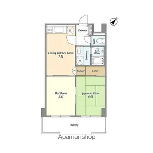 カーサ・プリモ【2階】の間取り