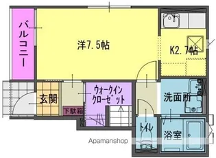 メゾンSKⅡ【101号室】の間取り