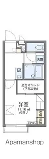レオパレスミレット57【206号室】の間取り