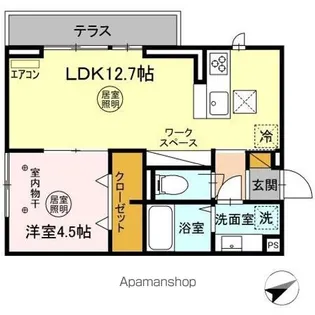 エルム柏【1階】の間取り