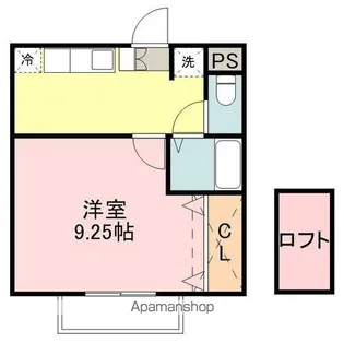 カーサ二本杉【2階】の間取り