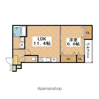 フジパレス吹田朝日が丘Ⅰ番館【3階】の間取り