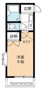 エステートトゥエルブ【206号室】の間取り