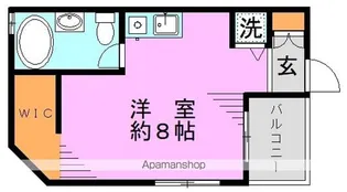 プチバトー【1階】の間取り