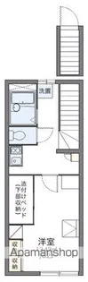 レオパレスカナルC【204号室】の間取り