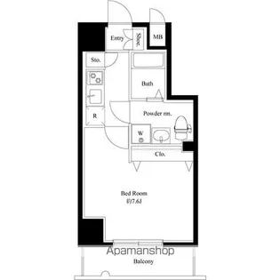 LEXE 東京 EAST ID【3階】の間取り