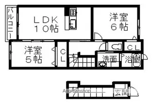 サンタ モニカ【2階】の間取り