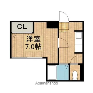 アヴァンセ本町【102号室】の間取り