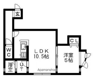 Cymbidium(シンビジウム)【2階】の間取り