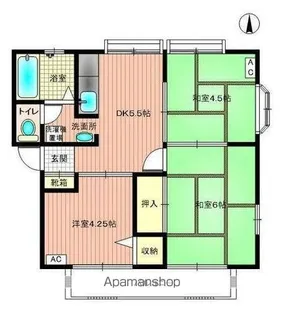 サンライズ太田【1階】の間取り
