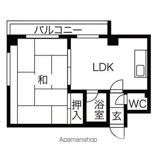 石橋ハイツI【311号室】の間取り