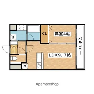 ユリ乃ヒルズ【3階】の間取り