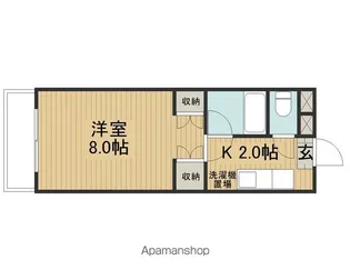 PRESTIGE【208号室】の間取り