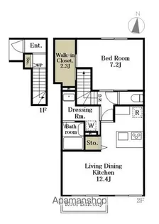 MAISON TINK【H号室】の間取り