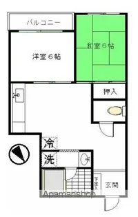 板橋興産ビル【205号室】の間取り