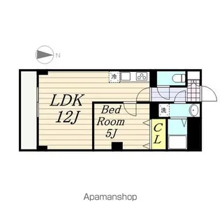 MSパラッゾ【1階】の間取り