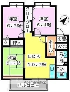 プリマベーラ志免【1階】の間取り