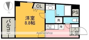 スカイコート葵【6階】の間取り