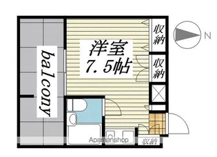 メゾン・ド・ミュール【405号室】の間取り