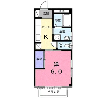 コーポみなみ2【1階】の間取り