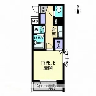 リマーク上之町【5階】の間取り