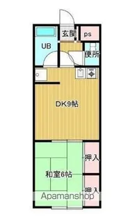 ダイアパレス桜町【4階】の間取り