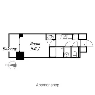 ファステート名古屋駅前ドリーム【13階】の間取り
