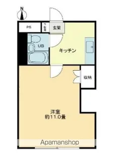 デイジー三条【102号室】の間取り