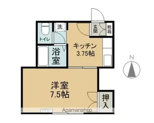 リコスⅠ【102号室】の間取り
