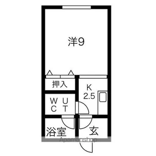 フリージア末広F【1階】の間取り