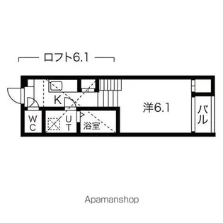クリークコート【1階】の間取り