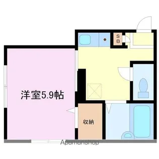 Rー野毛【102号室号室】の間取り