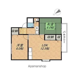リヴェールⅠ【101号室】の間取り