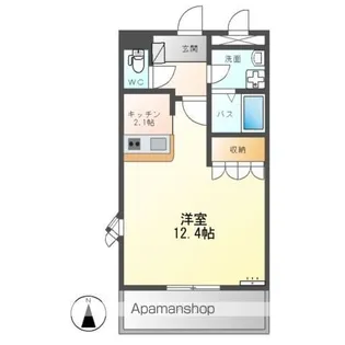 アンベリール【1階】の間取り