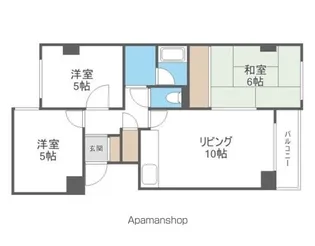 サンシティ32【3階】の間取り