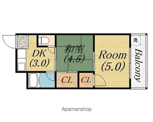グリーンリッジ堺【1階】の間取り