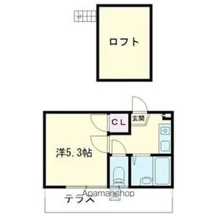 ランドマーク大街道3【1階】の間取り