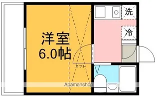 シティパレス中富Ⅵ【2階】の間取り