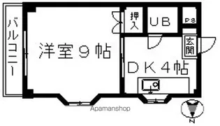北村ハイツ【101号室】の間取り