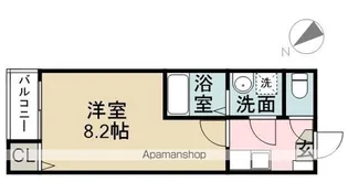 シャムロック熱田W棟【1階】の間取り
