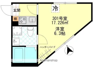 GARDENS小金井【3階】の間取り