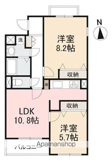 SUNMALL太田【2階】の間取り