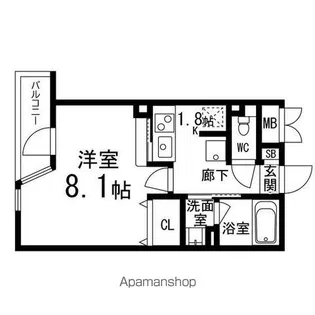 プラトリーナ泉中央【303号室】の間取り