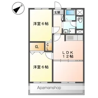 ヴィラロイヤル【3階】の間取り