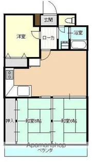 クリナーレ志家町【5階】の間取り