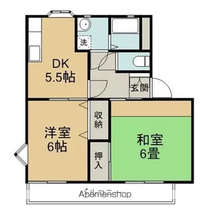 アルカンシェル【202号室】の間取り