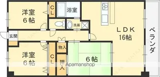ブランチ913【7階】の間取り