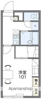 レオパレスグランTRNⅡ【204号室】の間取り