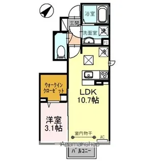 アン・ファミーユ【1階】の間取り